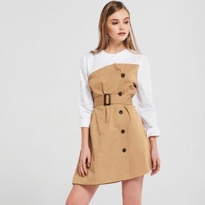 Felicity trench dress with belt